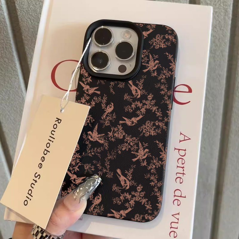 Phone Cases Pink - Pink Small Flowers Lichee Pattern Silicone