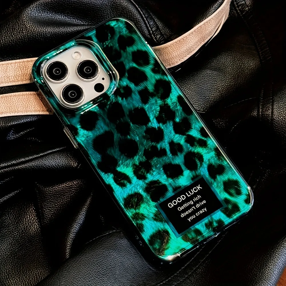 Phone Cases Cute Iphone 13 - Retro Laser Cute Leopard Print Phone