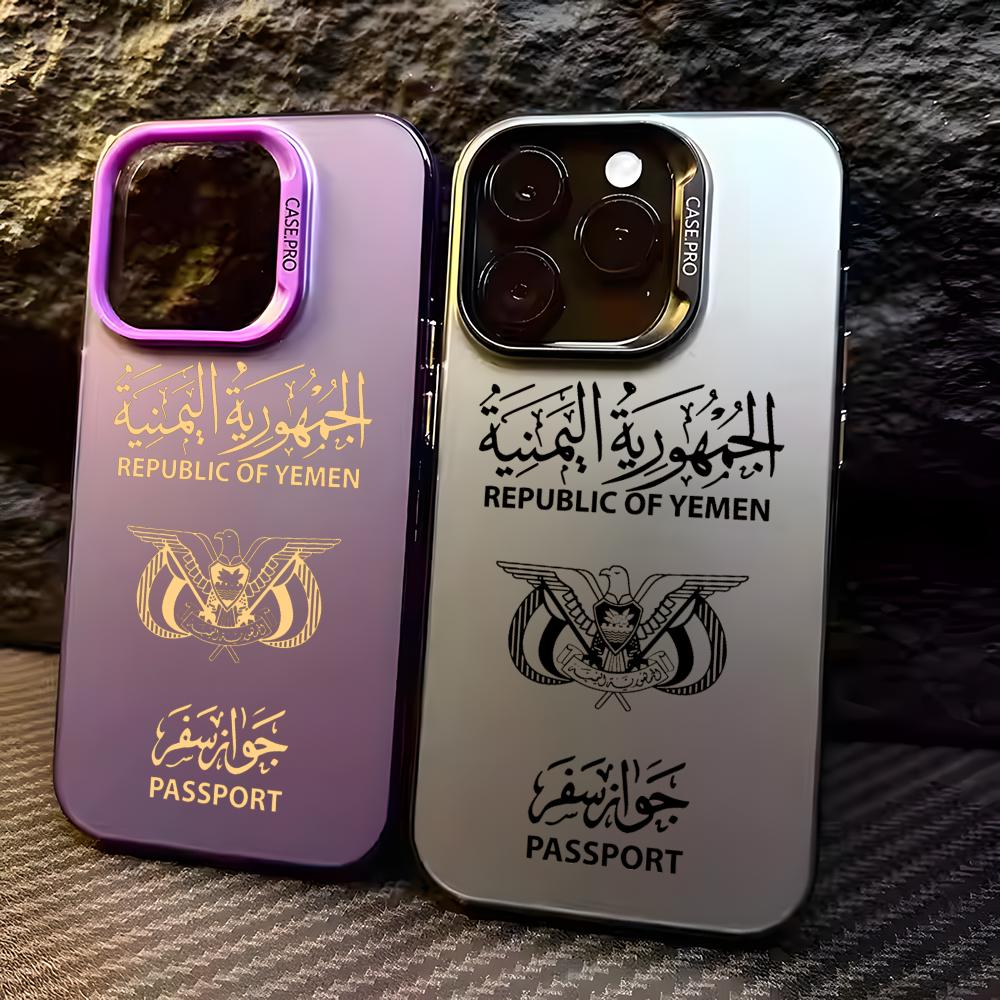 Phone Cases Art - Y-Yemen Passport Phone Case For iPhone