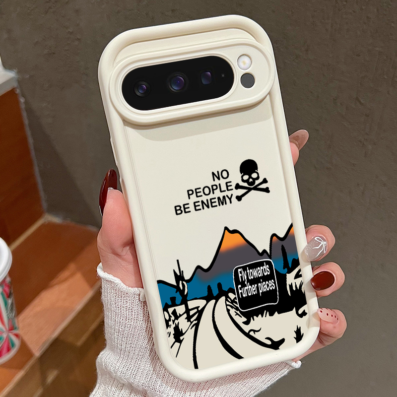 Phone Cases Google Pixel 9A - Mountain Road Patterned Phone Case For