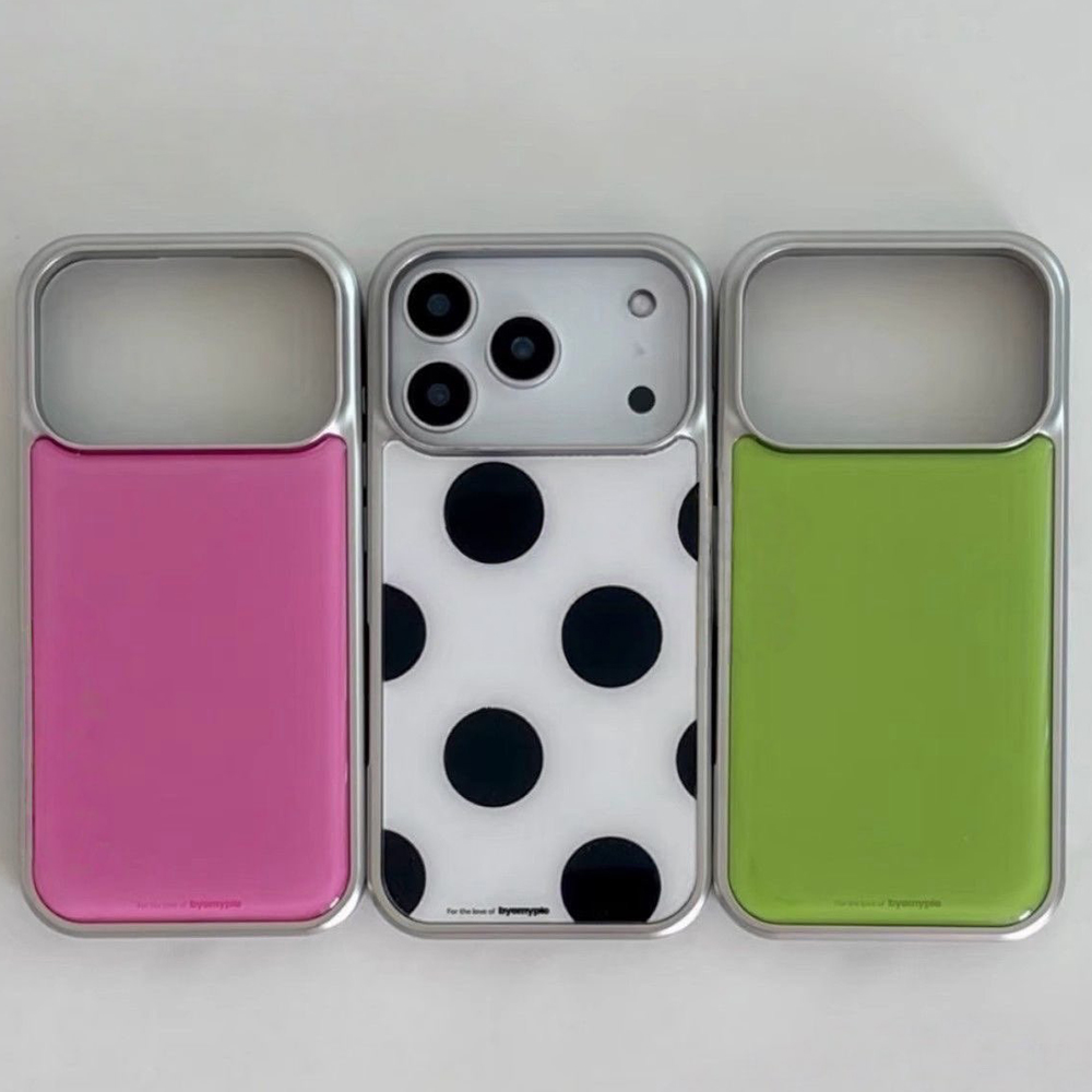 Phone Cases That Charge Your Phone - LALA Korean style solid color polka