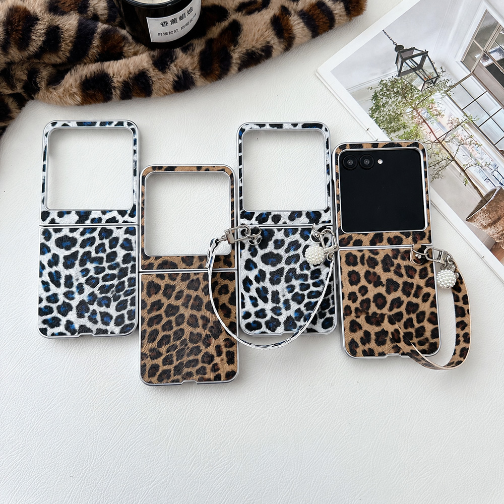 Leopard Print Folding Flip Pho - đánh giá và giá Phone Cases With Camera Cover
