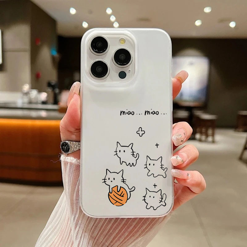 Cute Black Cat Pattern Phone C - đánh giá và giá Phone Cases Cute Iphone 14