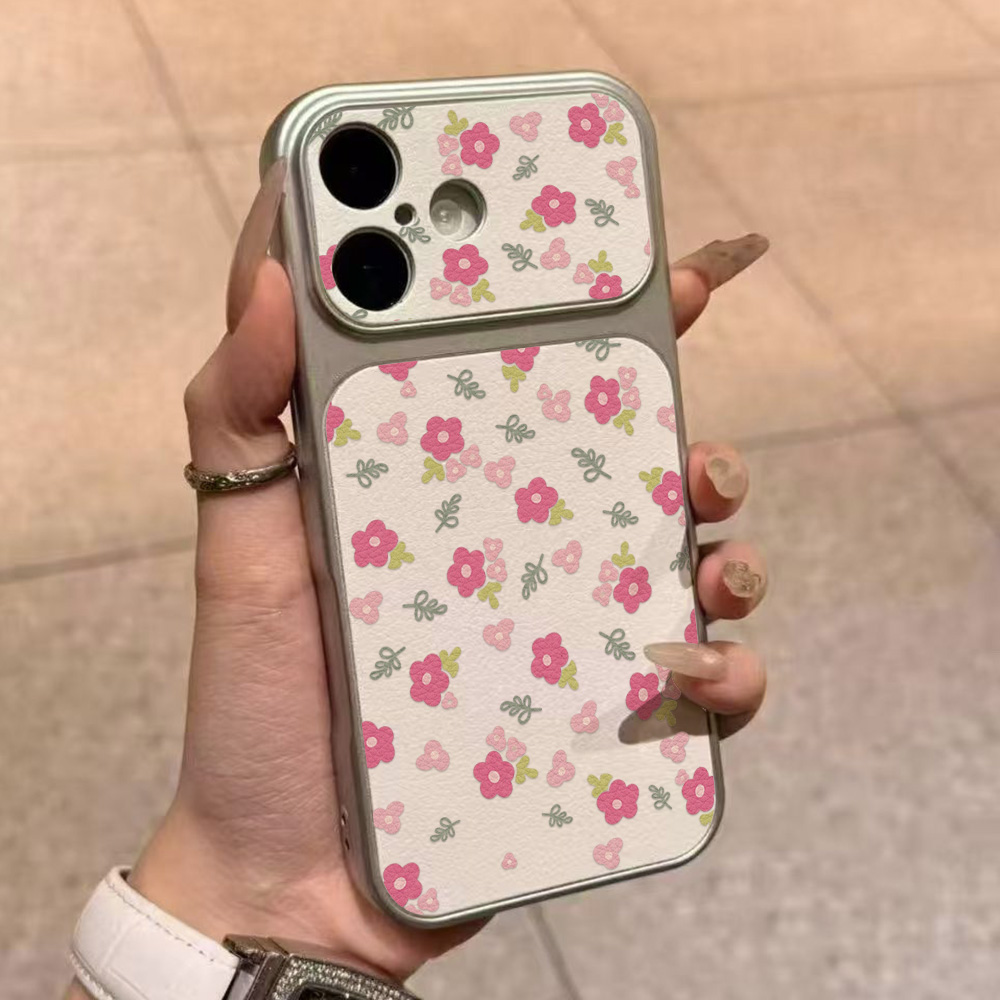 Luxury INS Flower Large Window - đánh giá và giá Phone Cases With Camera Cover