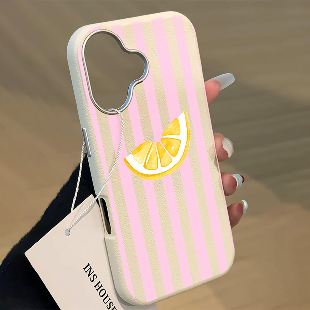 Lemon Pink Stripes Phone Case  - đánh giá và giá Phone Cases Pink