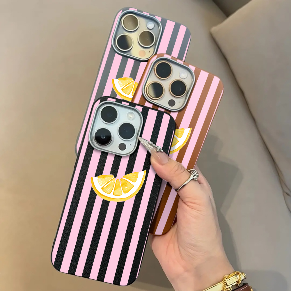 Lemon Pink Stripes Phone Case  - đánh giá và giá Phone Cases Pink