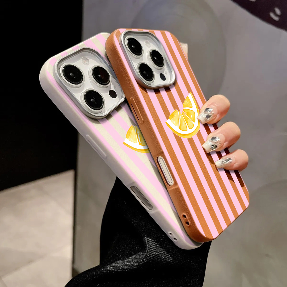 Lemon Pink Stripes Phone Case  - đánh giá và giá Phone Cases Pink