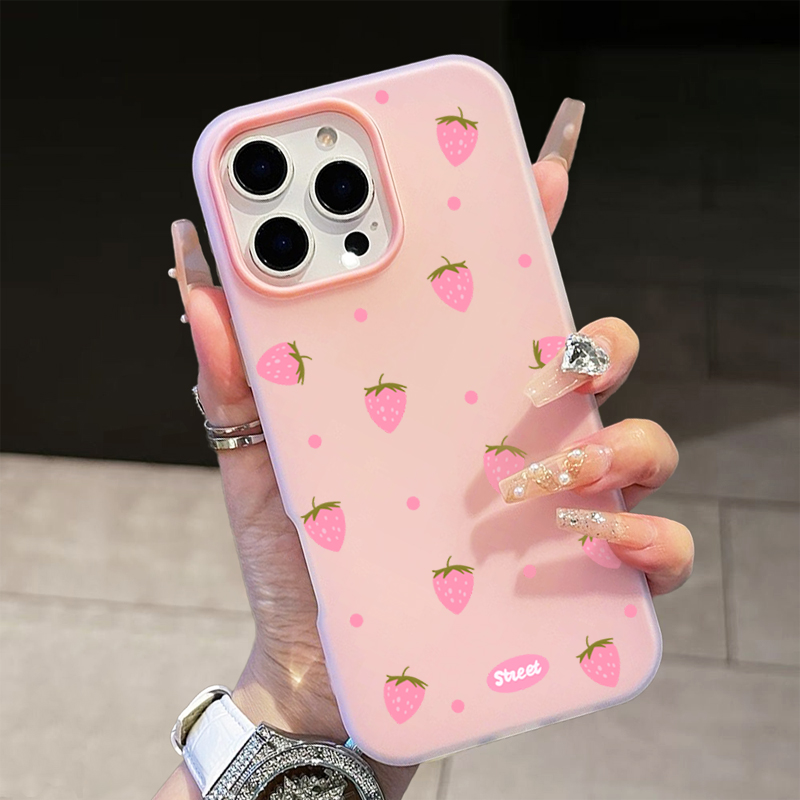 Sweet Pink Strawberry Pattern  - đánh giá và giá Phone Cases Galaxy S26 Ultra