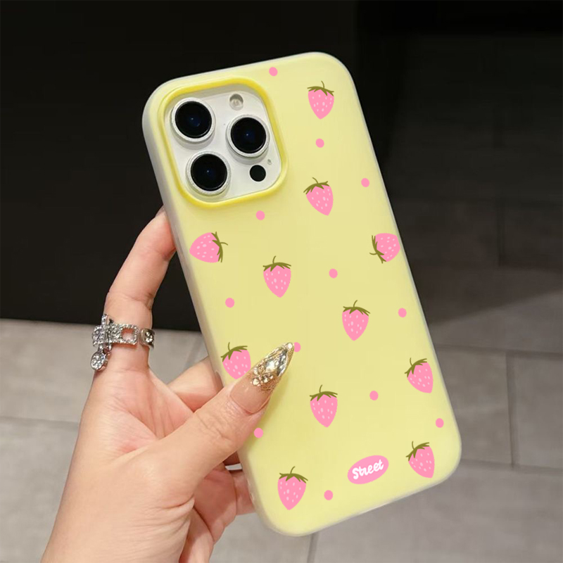 Sweet Pink Strawberry Pattern  - đánh giá và giá Phone Cases Galaxy S26 Ultra
