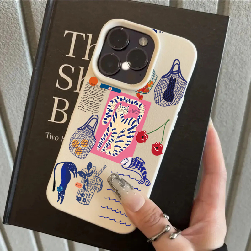 Cute Cherry Cat Print Phone Ca - đánh giá và giá Phone Cases Cute Iphone 13