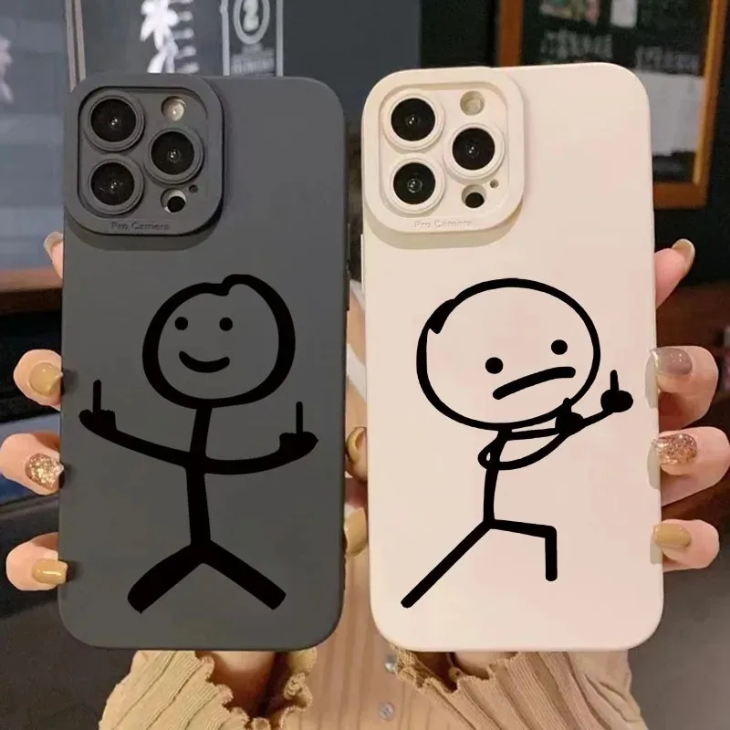 Cute Cartoon Matchman Matte Si - đánh giá và giá Phone Cases Cute Iphone 14