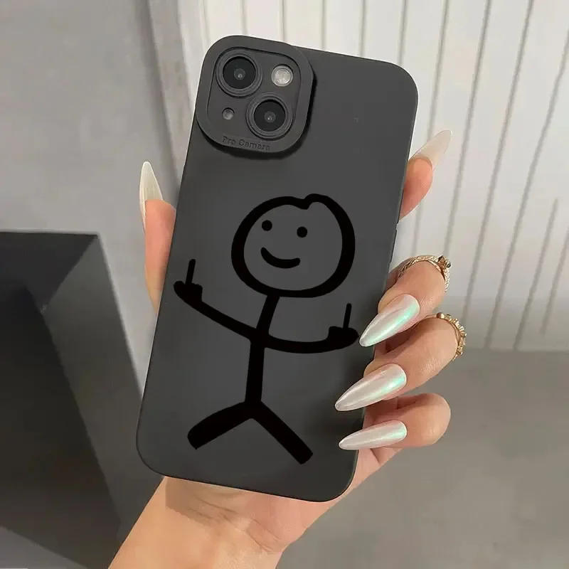 Cute Cartoon Matchman Matte Si - đánh giá và giá Phone Cases Cute Iphone 14