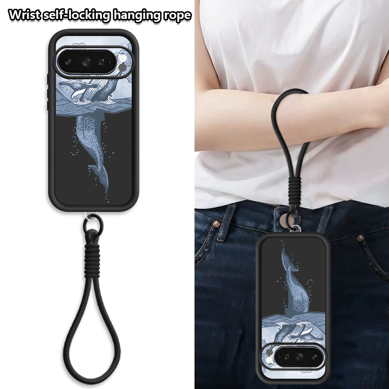 Humpback Whale Print Wrist Str - đánh giá và giá Phone Cases Google Pixel 9A