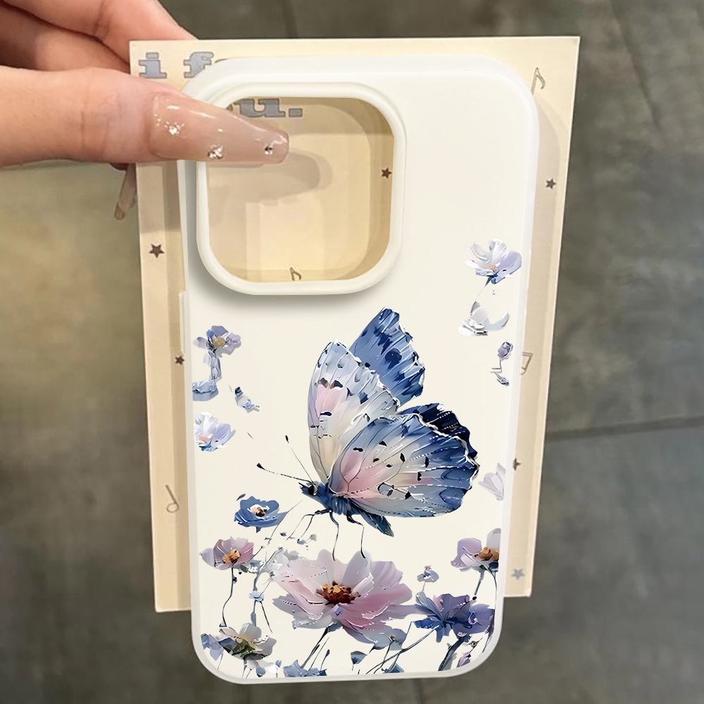 Watercolor Blue Purple Butterf - đánh giá và giá Phone Cases Galaxy A17