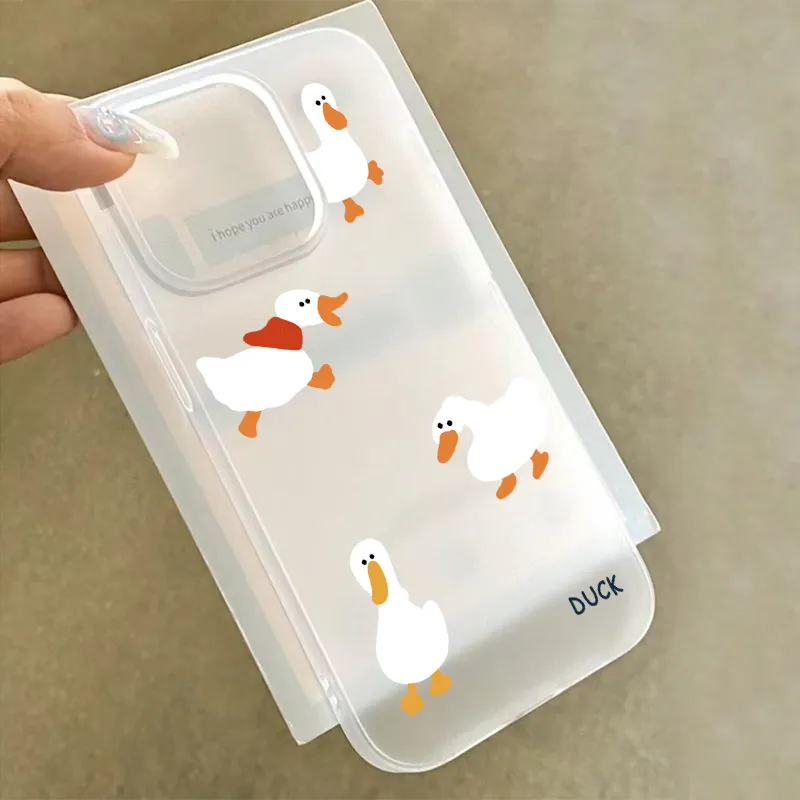 Super Cute Duck Quack Matte Tr - đánh giá và giá Phone Cases Cute Iphone 14