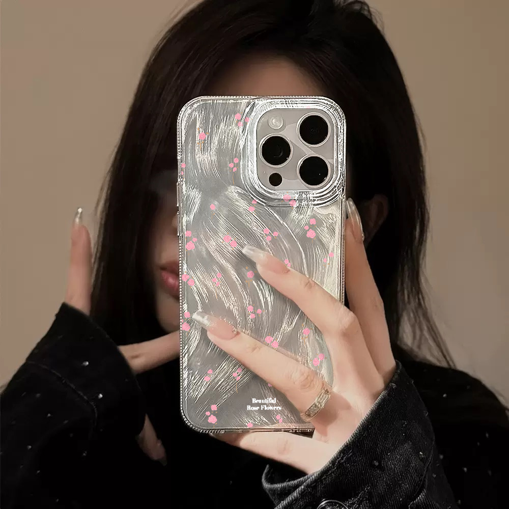 Simple Pink Flowers Phone Case - đánh giá và giá Phone Cases Pink