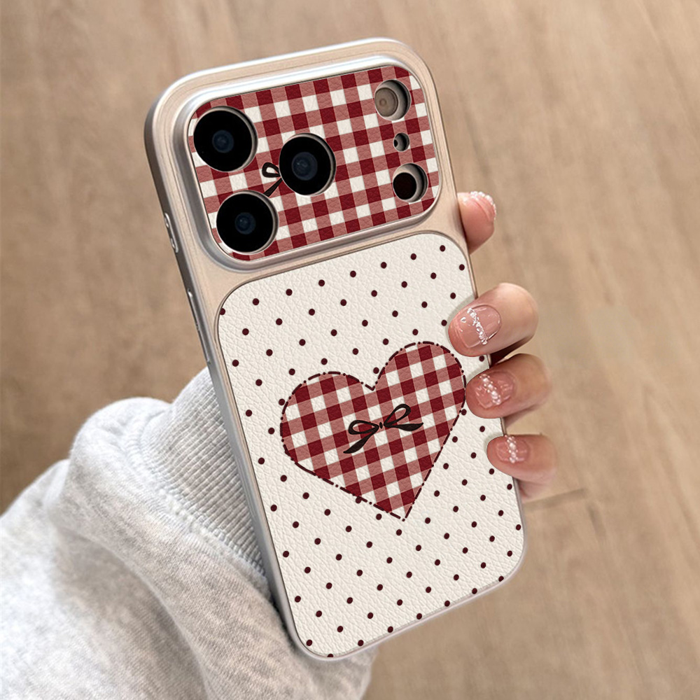 Sweet Cherry Bow Leather Phone - đánh giá và giá Phone Cases With Camera Cover