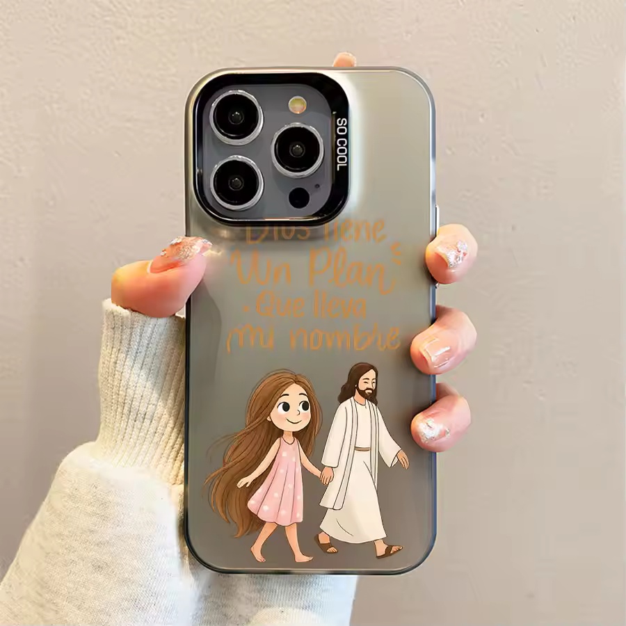 Cute Girl Walking With God Mat - đánh giá và giá Phone Cases Cute Iphone 14