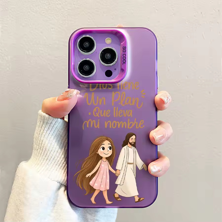 Cute Girl Walking With God Mat - đánh giá và giá Phone Cases Cute Iphone 14