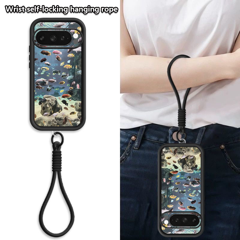 Sea Turtle Print Wrist Strap L - đánh giá và giá Phone Cases Google Pixel 9A