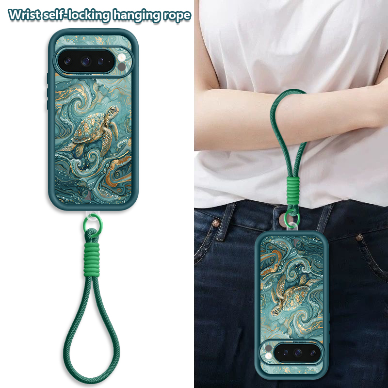 Sea Turtle Print Wrist Strap L - đánh giá và giá Phone Cases Google Pixel 9A