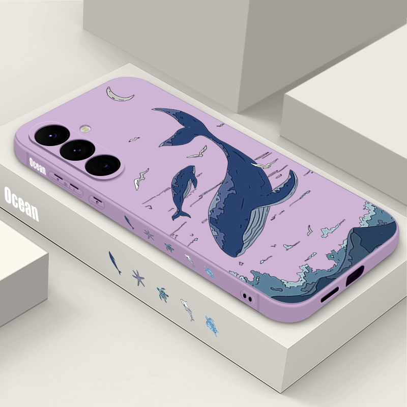 Whales Phone Case For Samsung  - đánh giá và giá Phone Cases Galaxy A17