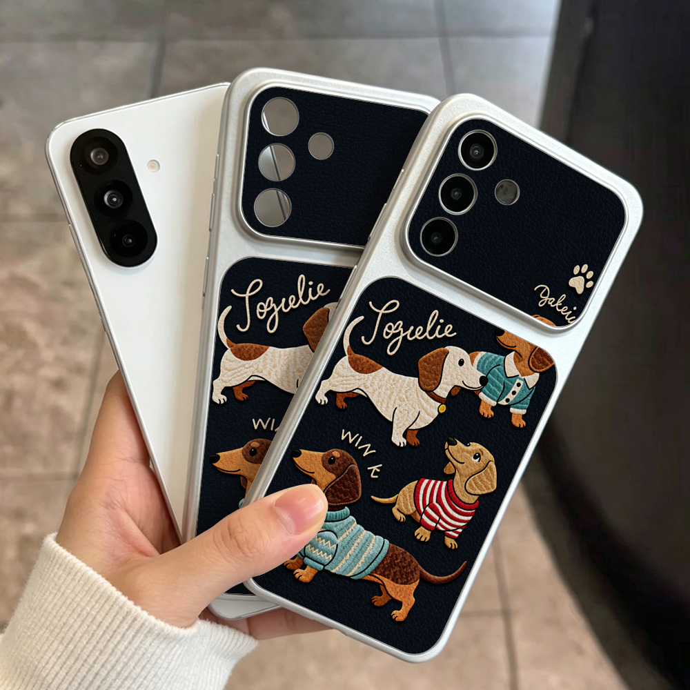 Cartoon Puppy Leather Phone Ca - đánh giá và giá Phone Cases With Camera Cover