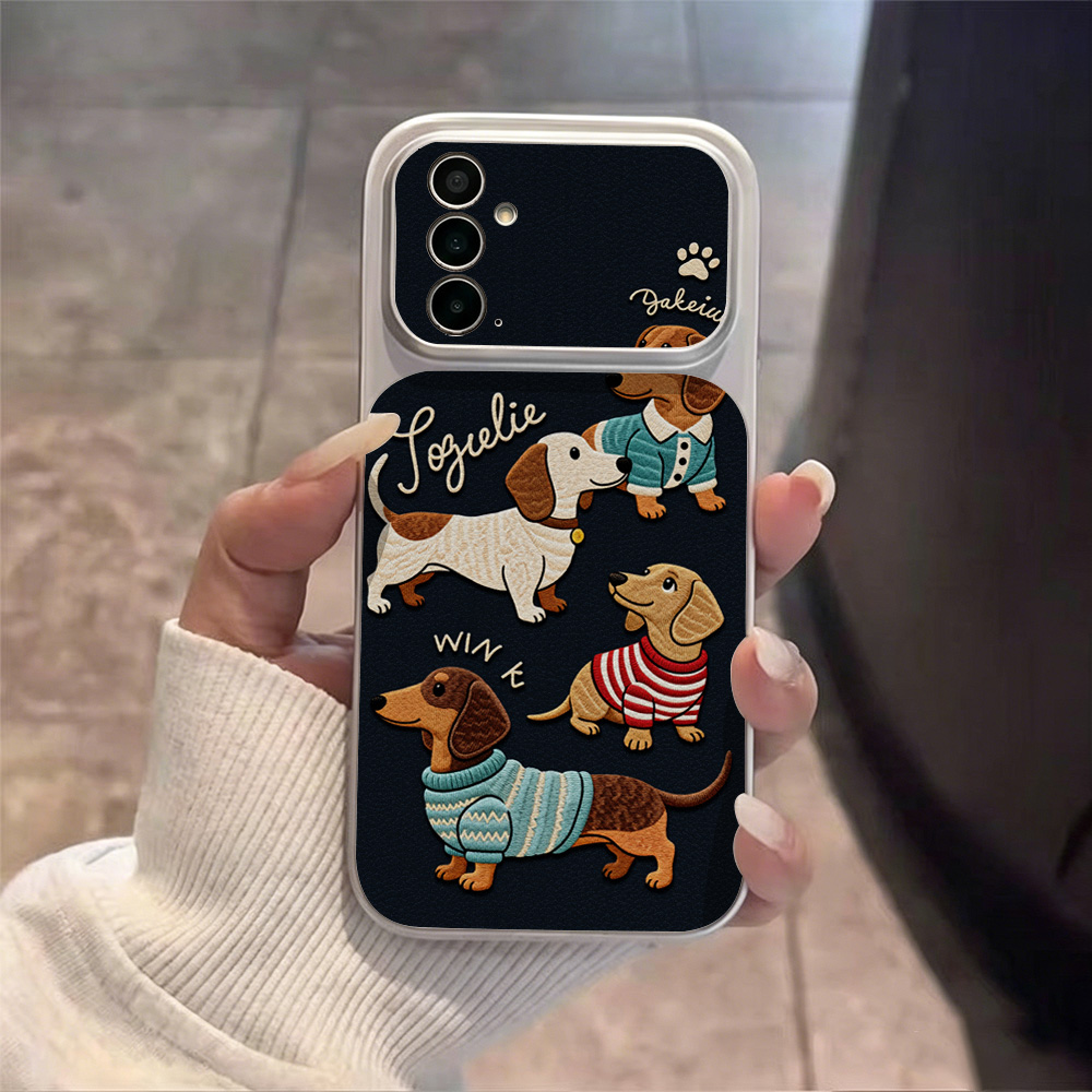 Cartoon Puppy Leather Phone Ca - đánh giá và giá Phone Cases With Camera Cover