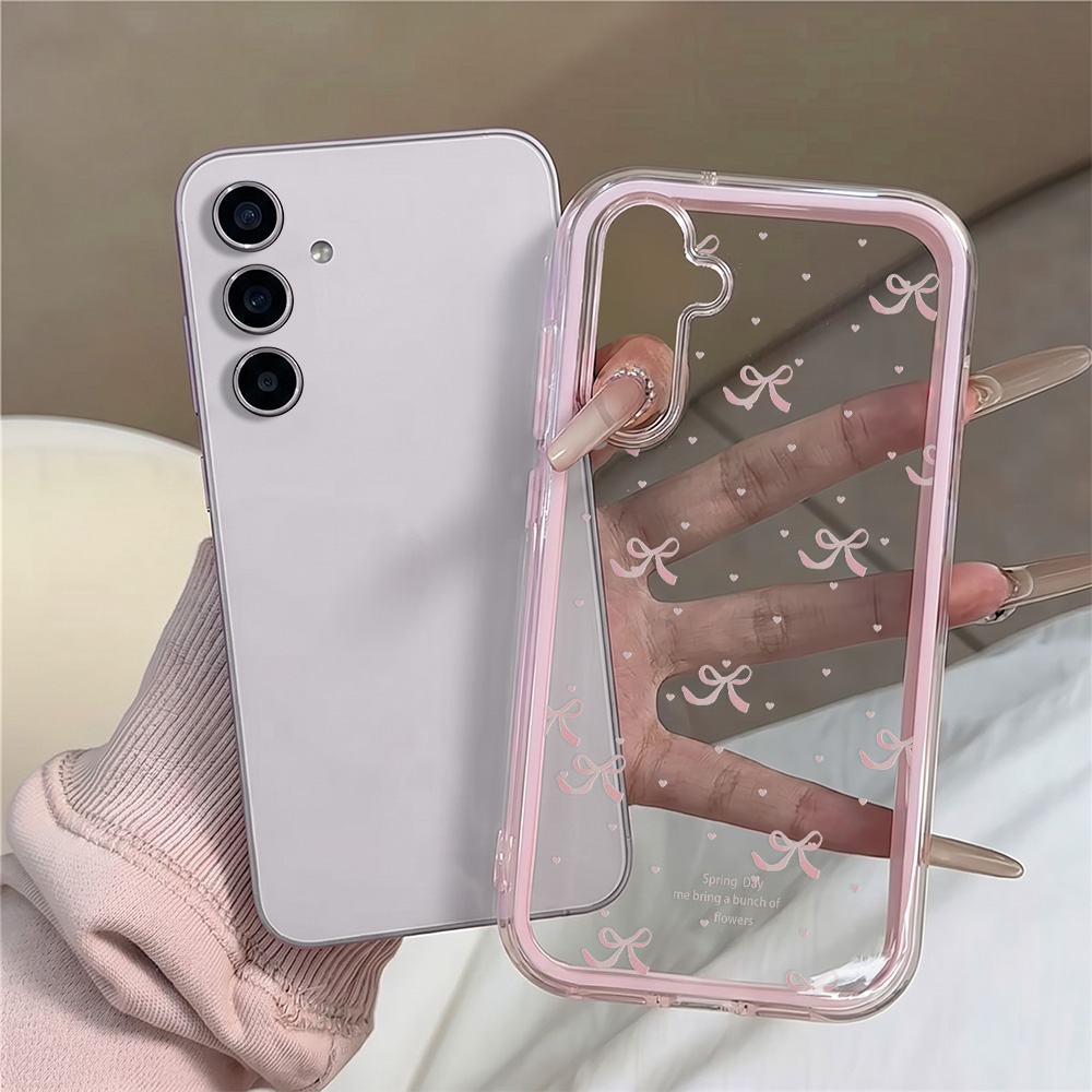 Cute Pink Bow Soft Phone Case  - đánh giá và giá Phone Cases With Camera Cover