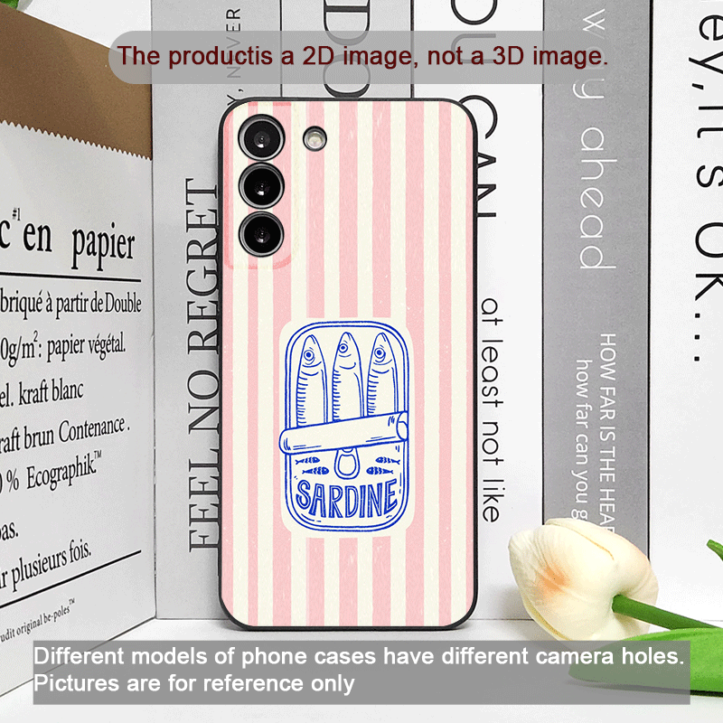 Cute Striped Pattern Sardines  - đánh giá và giá Phone Cases Cute