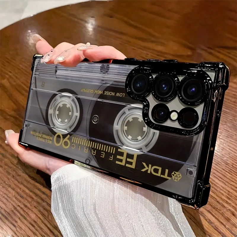 Retro Cassette Pattern Plating - đánh giá và giá Phone Cases Galaxy A16 5G