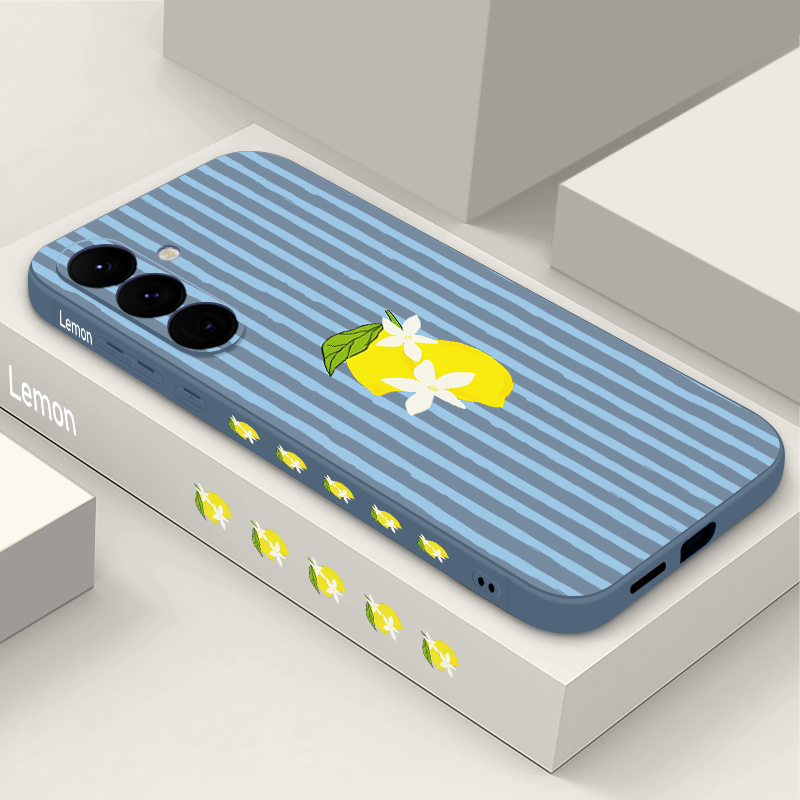 Stripe Lemon Print TPU Phone C - đánh giá và giá Phone Cases Galaxy A17