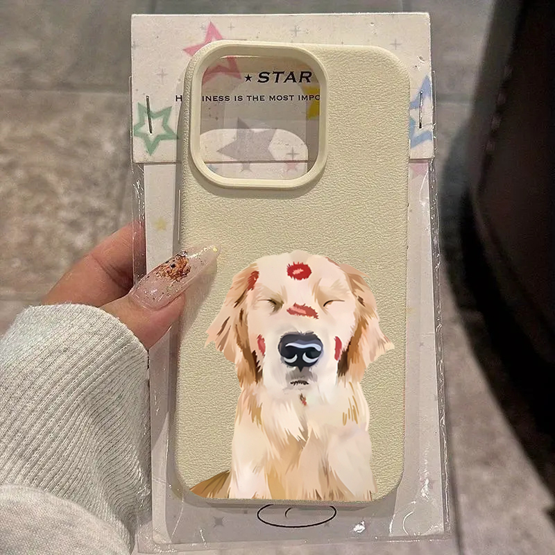 Cute Golden Retriever Red Lip  - đánh giá và giá Phone Cases Galaxy A16 5G