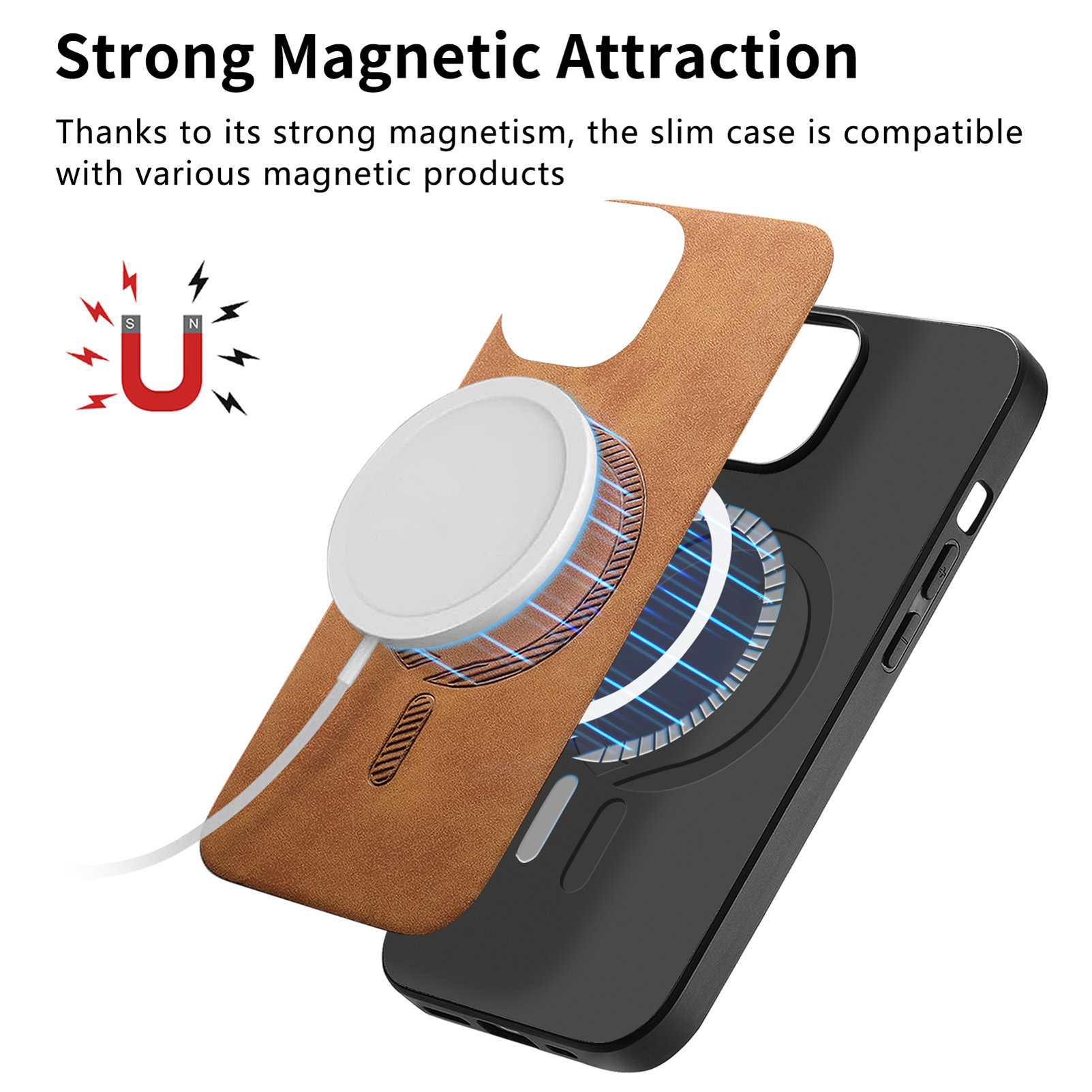 Magnetic Wireless Charging Lea - đánh giá và giá Phone Cases That Charge Your Phone