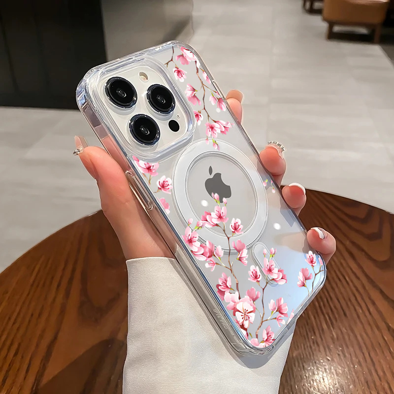 Luxury Pink INS Flowers Case F - đánh giá và giá Phone Cases Pink