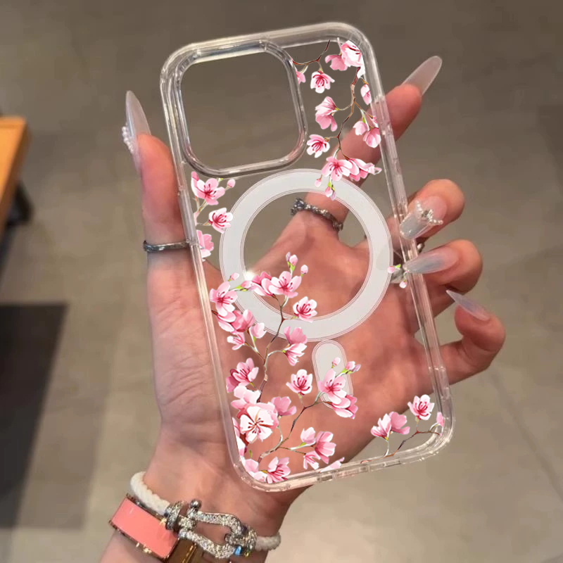 Luxury Pink INS Flowers Case F - đánh giá và giá Phone Cases Pink