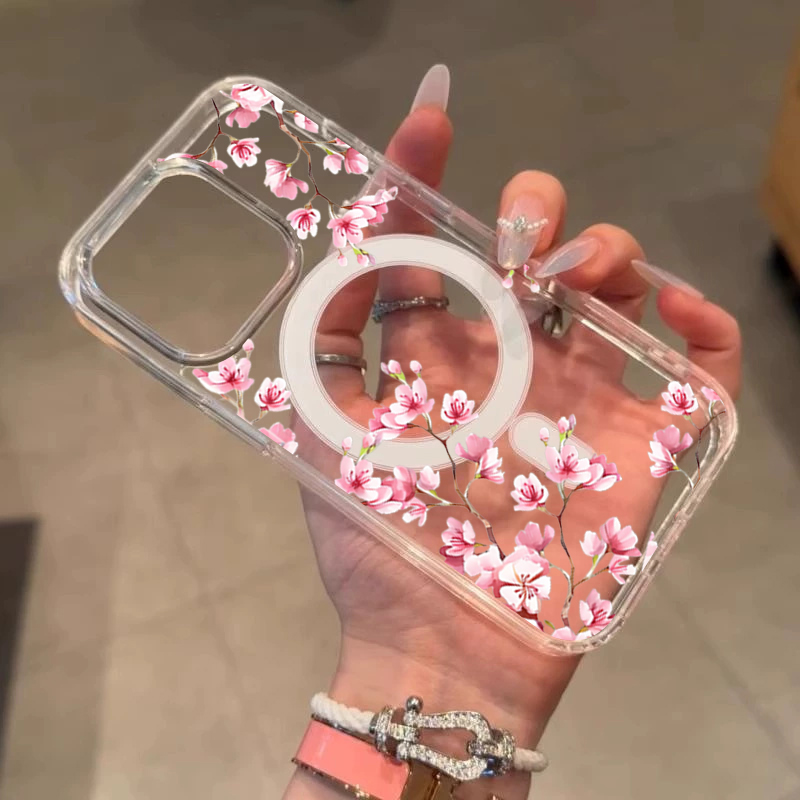Luxury Pink INS Flowers Case F - đánh giá và giá Phone Cases Pink