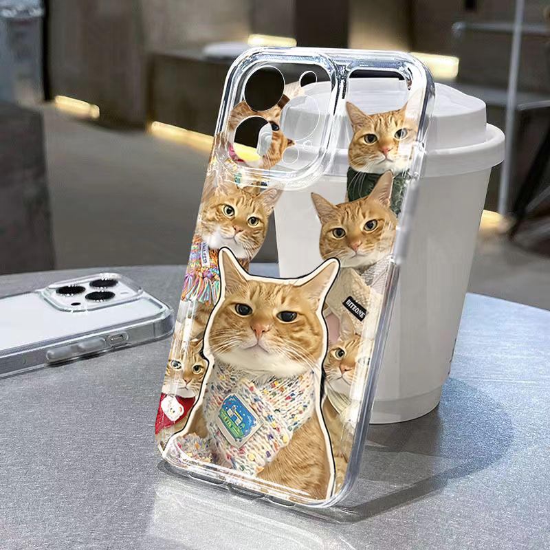 Cute Bandana Cat Clear Phone C - đánh giá và giá Phone Cases Galaxy A17