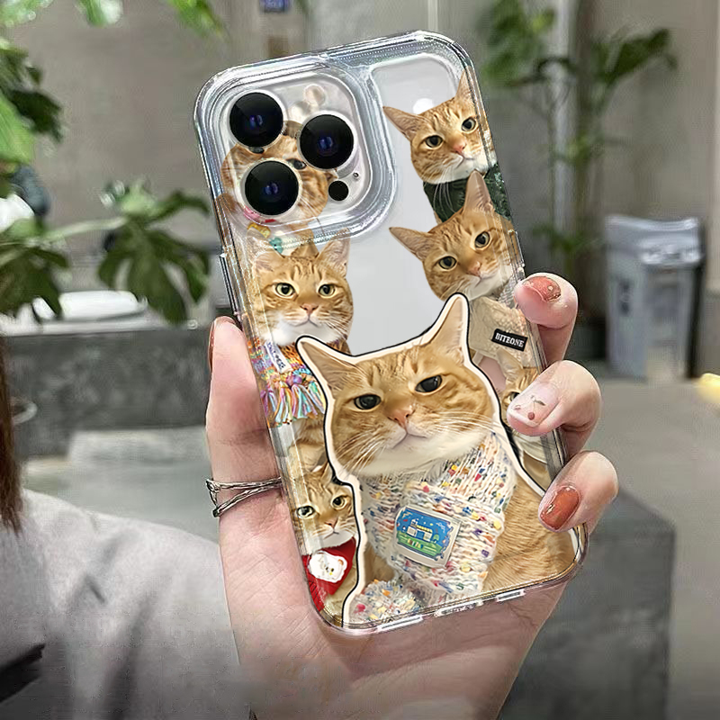 Cute Bandana Cat Clear Phone C - đánh giá và giá Phone Cases Galaxy A17