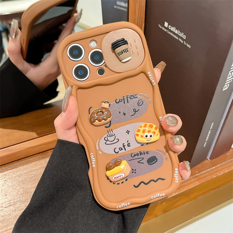 3D Cartoon Bread With Wrist St - đánh giá và giá Phone Cases With Camera Cover