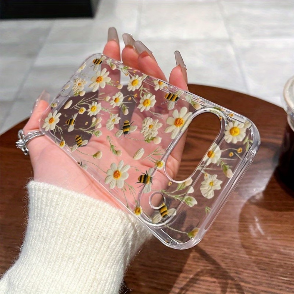 Cute Honeybee Flower Pattern S - đánh giá và giá Phone Cases Google Pixel 9A