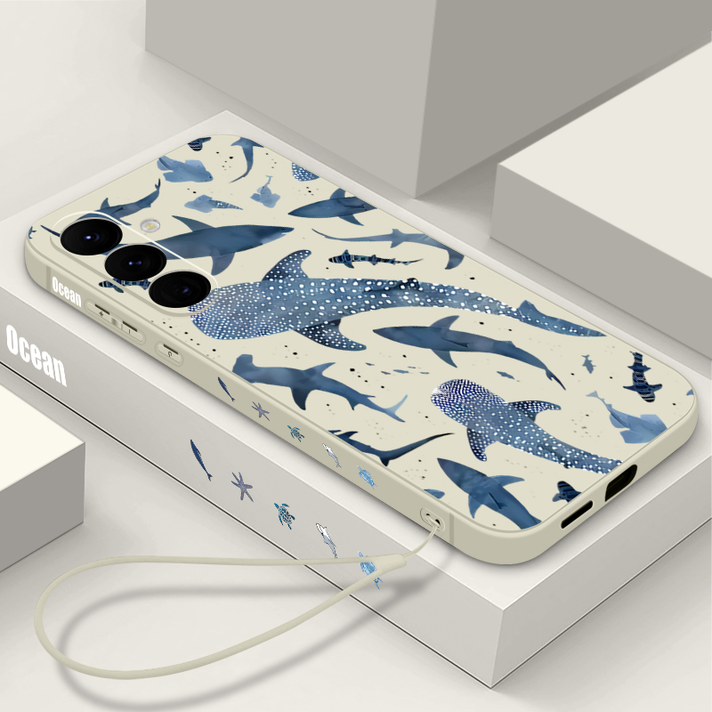 Whale Pattern Lanyard Case For - đánh giá và giá Phone Cases Galaxy A16 5G