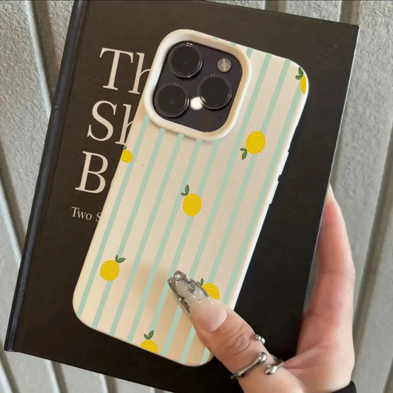 Shockproof Cute Lemon Pattern  - đánh giá và giá Phone Cases Cute Iphone 14