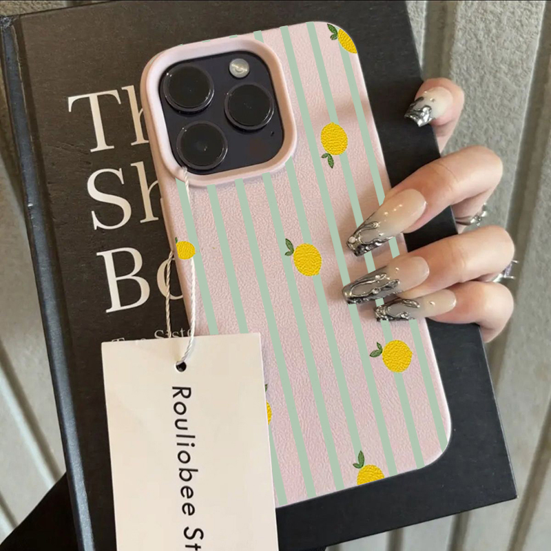 Shockproof Cute Lemon Pattern  - đánh giá và giá Phone Cases Cute Iphone 14