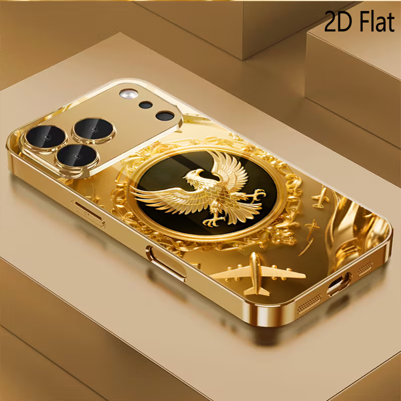 Golden Wing Patterned tempered - đánh giá và giá Phone Cases With Camera Cover