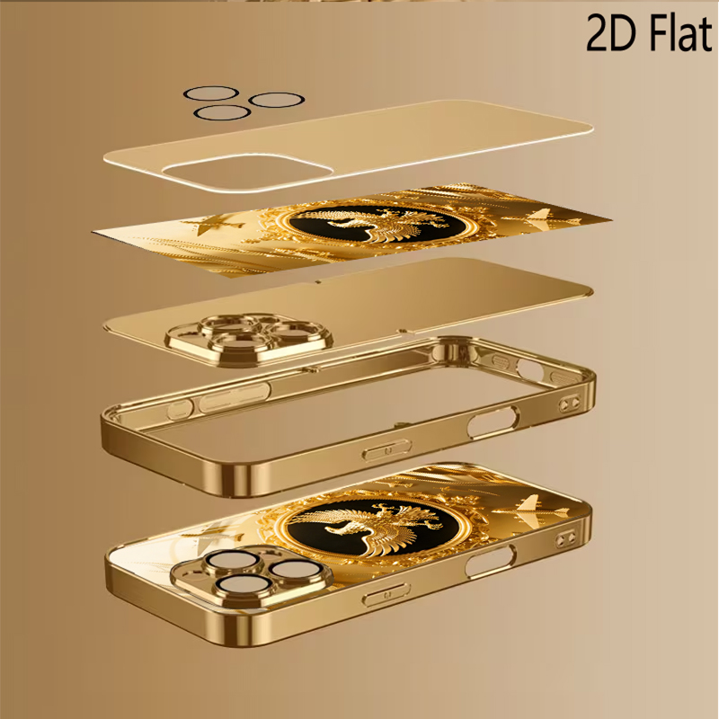 Golden Wing Patterned tempered - đánh giá và giá Phone Cases With Camera Cover