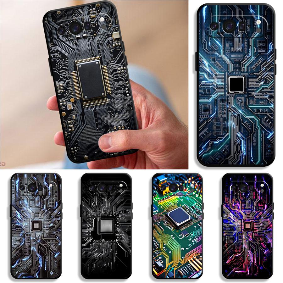 Retro Circuit Board Funda Phon - đánh giá và giá Phone Cases Google Pixel 9A