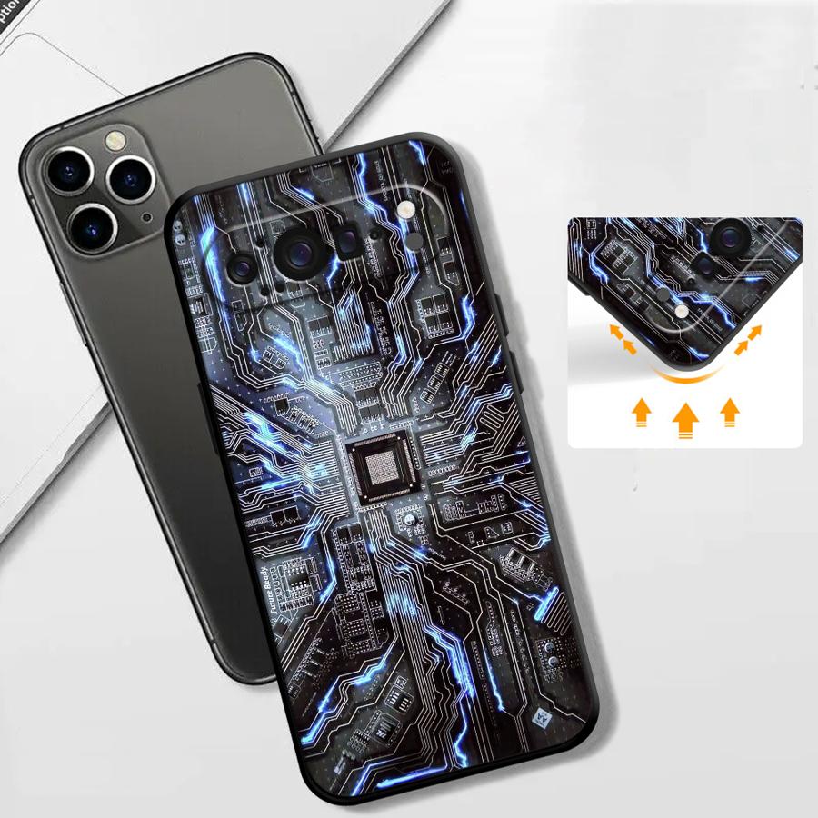 Retro Circuit Board Funda Phon - đánh giá và giá Phone Cases Google Pixel 9A