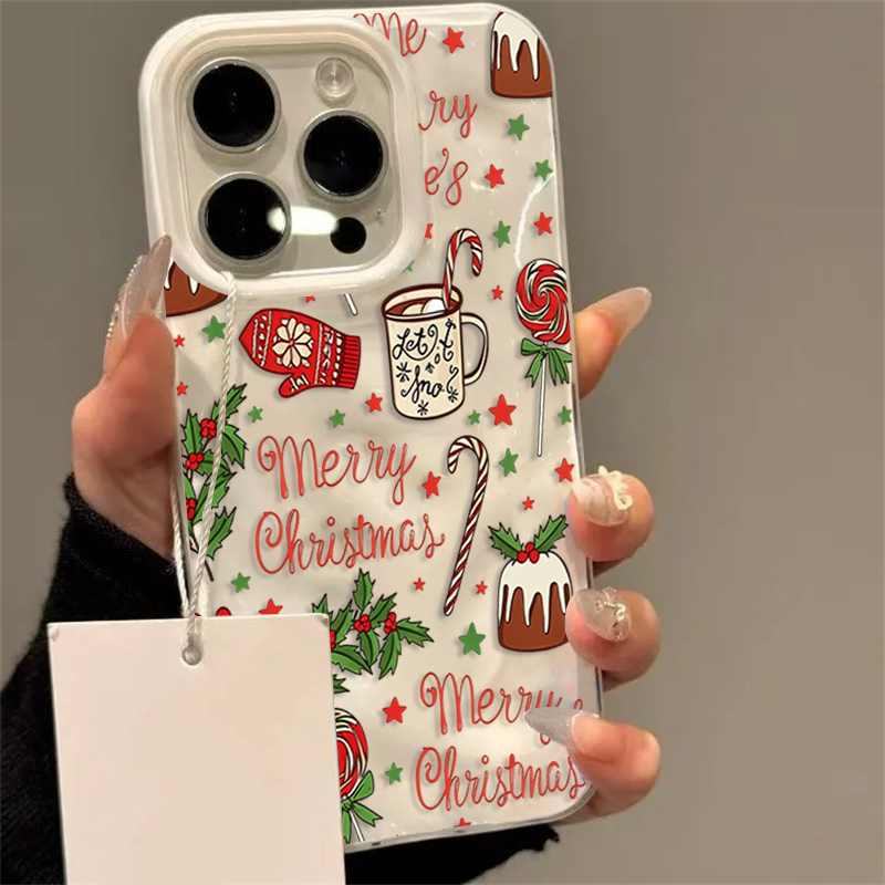 Cute Festive Christmas Pattern - đánh giá và giá Phone Cases Cute Iphone 14