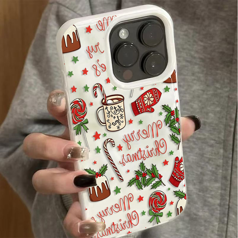 Cute Festive Christmas Pattern - đánh giá và giá Phone Cases Cute Iphone 14
